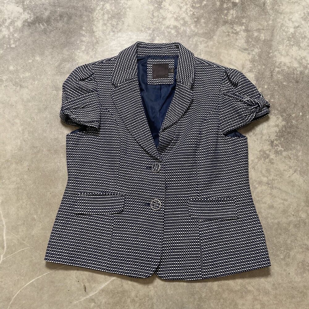 The Limited Blazer‎ Womens Large Cap Sleeve Single Breasted Office